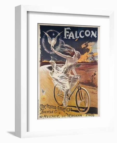 Falcon, the Franco-American Bicycle Co--Framed Giclee Print