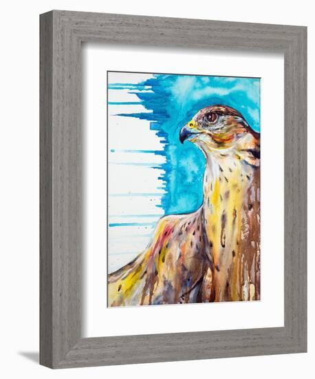 Falcon-Marc Allante-Framed Art Print