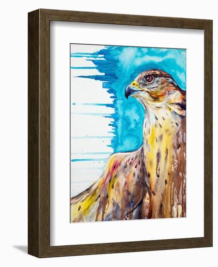 Falcon-Marc Allante-Framed Art Print