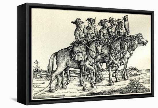 Falconers-Hans Burgkmair-Framed Premier Image Canvas