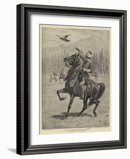 Falconry in Afghanistan-John Charlton-Framed Giclee Print