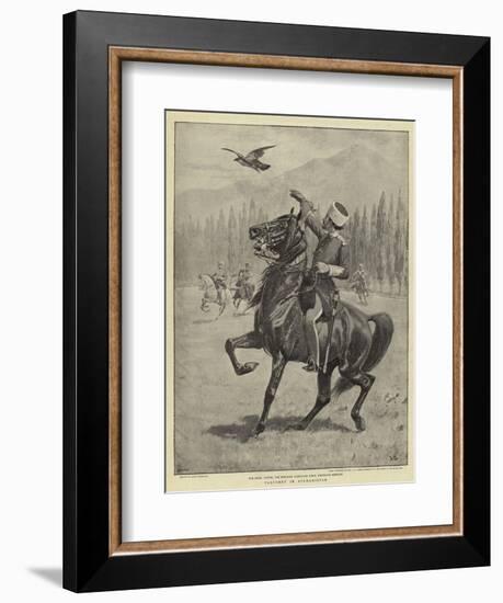 Falconry in Afghanistan-John Charlton-Framed Giclee Print