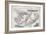 Falkland Islands and Patagonia, Series of World Maps, c.1850-John Rapkin-Framed Giclee Print