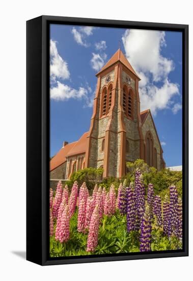 Falkland Islands, East Falkland, Stanley. Christ Church Cathedral-Cathy & Gordon Illg-Framed Premier Image Canvas