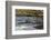 Falkland Islands, Sea Lion Island. Magellanic Penguins and Surf-Cathy & Gordon Illg-Framed Photographic Print