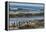 Falkland Islands, Sea Lion Island. Magellanic Penguins and Surf-Cathy & Gordon Illg-Framed Premier Image Canvas