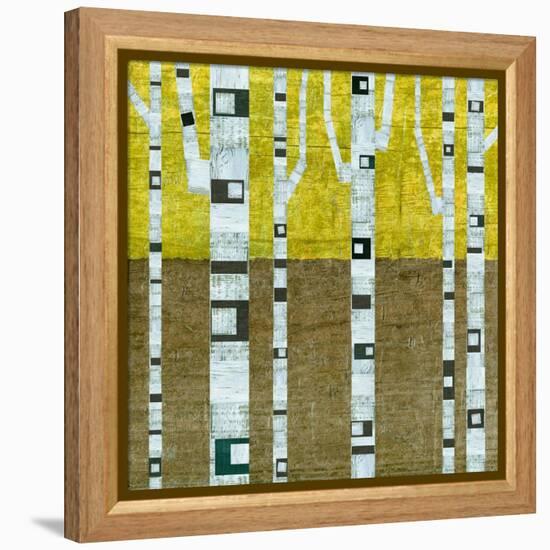 Fall Birches-Michelle Calkins-Framed Stretched Canvas