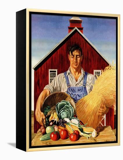 "Fall Bounty," September 25, 1943-John Atherton-Framed Premier Image Canvas