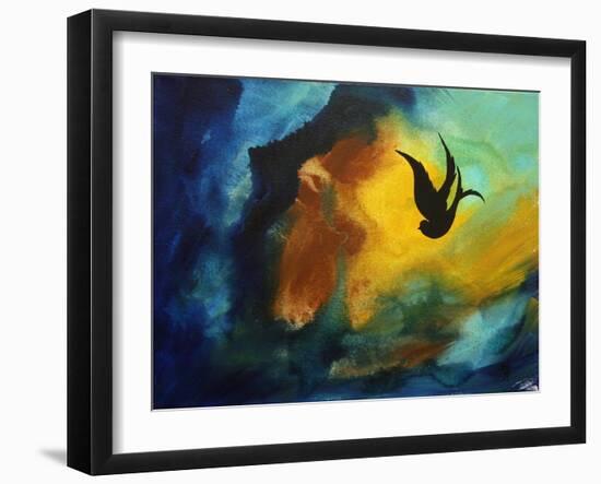 Fall Breeze-Megan Aroon Duncanson-Framed Art Print