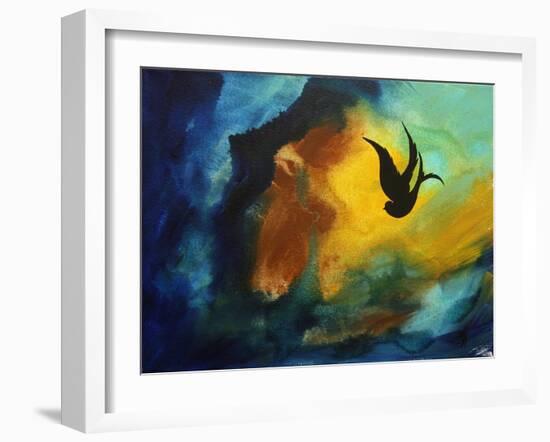 Fall Breeze-Megan Aroon Duncanson-Framed Art Print