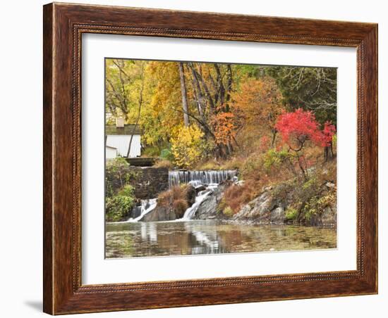 Fall Color Along the Old C and O Canal, C and O National Historic Park, Maryland, Usa-Adam Jones-Framed Photographic Print