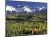 Fall Color and Landscape, Mt. Sneffels Wilderness, Colorado, USA-Gavriel Jecan-Mounted Photographic Print