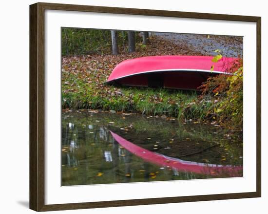 Fall Color around Emerald Lake, Arlington, Vermont, USA-Joe Restuccia III-Framed Photographic Print