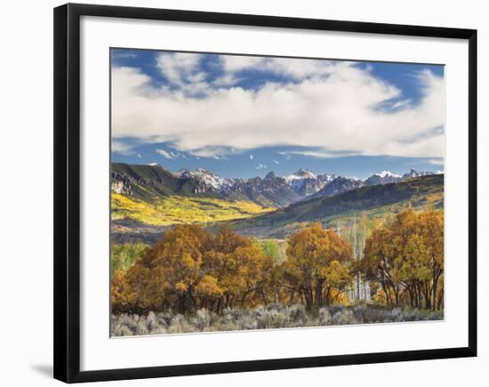 Fall Color Cimarron Road III-Don Paulson-Framed Giclee Print