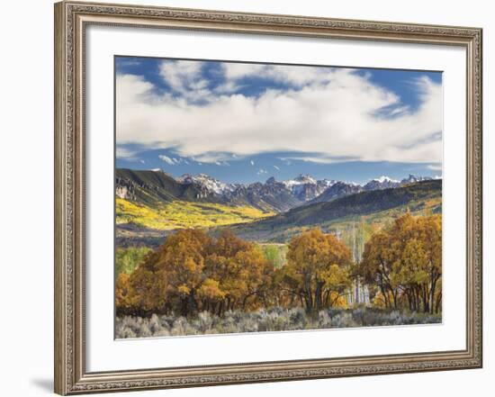 Fall Color Cimarron Road III-Don Paulson-Framed Giclee Print