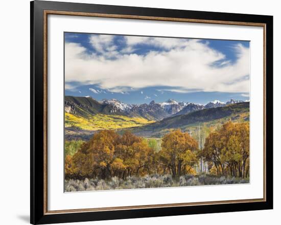 Fall Color Cimarron Road III-Don Paulson-Framed Giclee Print