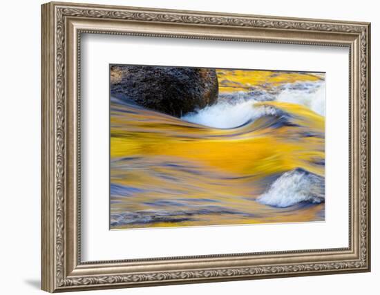 Fall Colors Along the Swift River in New Hampshire's White Mountain NF-Jerry & Marcy Monkman-Framed Photographic Print