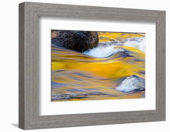 Fall Colors Along the Swift River in New Hampshire's White Mountain NF-Jerry & Marcy Monkman-Framed Photographic Print