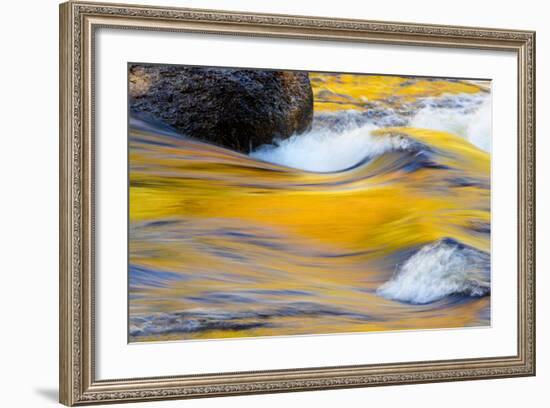 Fall Colors Along the Swift River in New Hampshire's White Mountain NF-Jerry & Marcy Monkman-Framed Photographic Print