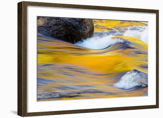 Fall Colors Along the Swift River in New Hampshire's White Mountain NF-Jerry & Marcy Monkman-Framed Photographic Print