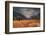 Fall colors in rain clouds-Belinda Shi-Framed Photographic Print