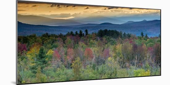 Fall Colors in the White Mountains, New Hampshire-Howie Garber-Mounted Photographic Print