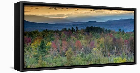 Fall Colors in the White Mountains, New Hampshire-Howie Garber-Framed Premier Image Canvas