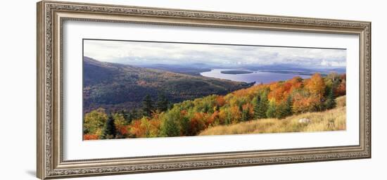 Fall Colors Mooselookmeguntic Lake, ME-null-Framed Photographic Print