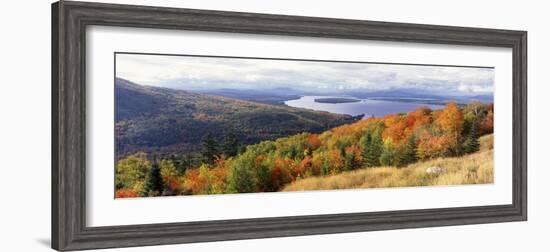 Fall Colors Mooselookmeguntic Lake, ME-null-Framed Photographic Print
