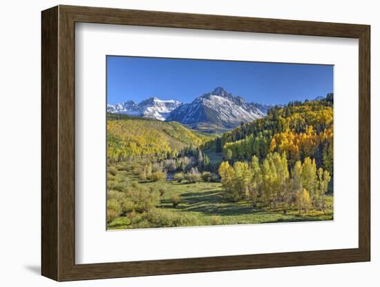 Fall Colors, of Road 7, Sneffle Range in the Background-Richard Maschmeyer-Framed Photographic Print