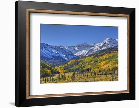 Fall Colors, of Road 7, Sneffle Range in the Background-Richard Maschmeyer-Framed Photographic Print
