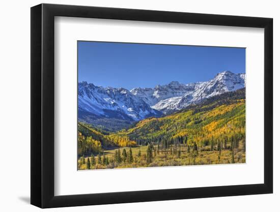 Fall Colors, of Road 7, Sneffle Range in the Background-Richard Maschmeyer-Framed Photographic Print