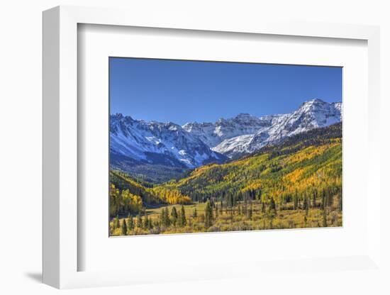 Fall Colors, of Road 7, Sneffle Range in the Background-Richard Maschmeyer-Framed Photographic Print