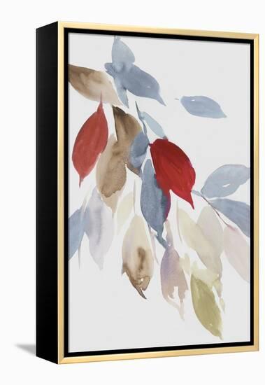 Fall Coloured Leaves I-Asia Jensen-Framed Stretched Canvas