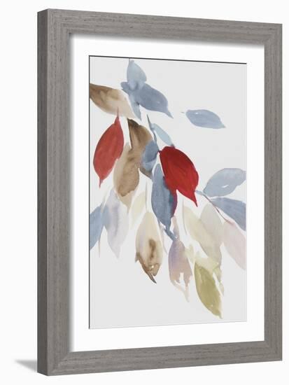 Fall Coloured Leaves I-Asia Jensen-Framed Art Print