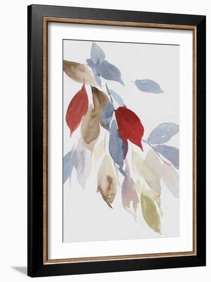 Fall Coloured Leaves I-Asia Jensen-Framed Art Print