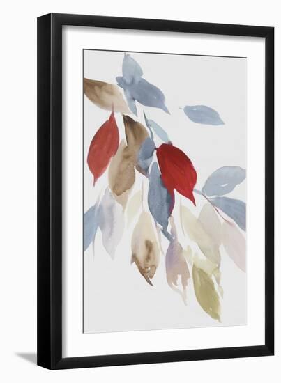 Fall Coloured Leaves I-Asia Jensen-Framed Art Print