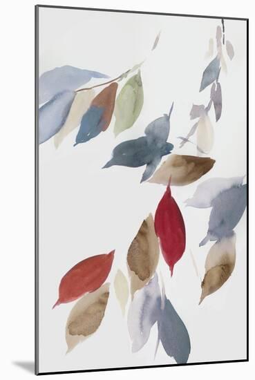Fall Coloured Leaves II-Asia Jensen-Mounted Art Print