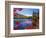 Fall Colours, Moose Pond, with Mount Pleasant in the Background, Maine, New England, USA-Roy Rainford-Framed Photographic Print