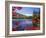 Fall Colours, Moose Pond, with Mount Pleasant in the Background, Maine, New England, USA-Roy Rainford-Framed Photographic Print