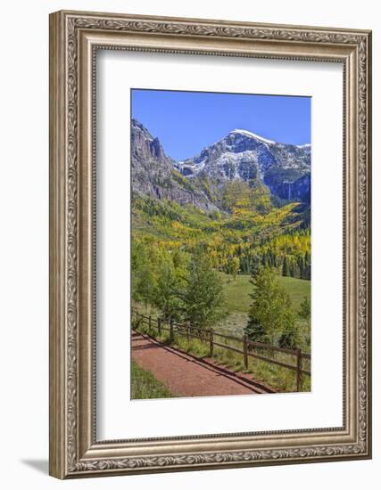 Fall Colours, Telluride, Western San Juan Mountains in the Background-Richard Maschmeyer-Framed Photographic Print