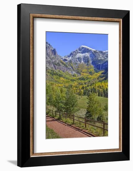 Fall Colours, Telluride, Western San Juan Mountains in the Background-Richard Maschmeyer-Framed Photographic Print