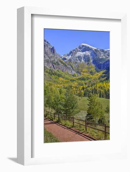 Fall Colours, Telluride, Western San Juan Mountains in the Background-Richard Maschmeyer-Framed Photographic Print