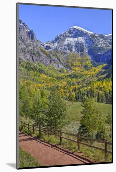 Fall Colours, Telluride, Western San Juan Mountains in the Background-Richard Maschmeyer-Mounted Photographic Print