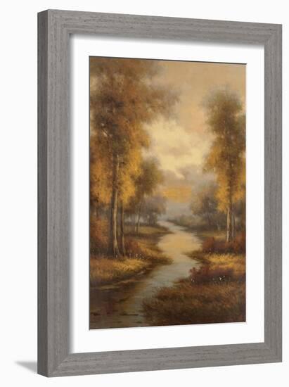 Fall Creek-Pierre-Framed Art Print