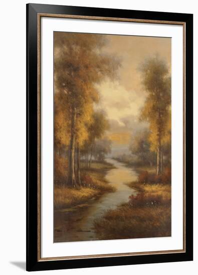 Fall Creek-Pierre-Framed Art Print