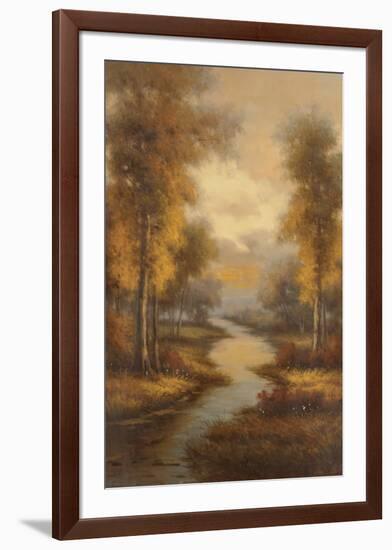 Fall Creek-Pierre-Framed Art Print