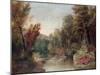 Fall Fisherman-Robert Scott Duncanson-Mounted Giclee Print