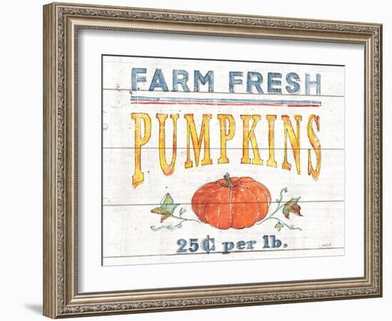 Fall Flair IV Shiplap-Anne Tavoletti-Framed Art Print