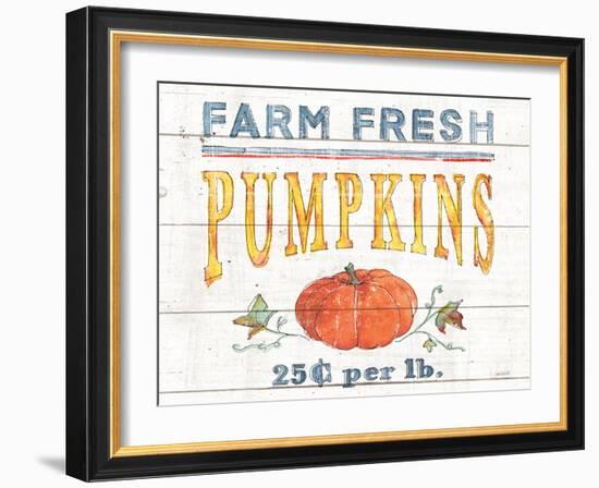 Fall Flair IV Shiplap-Anne Tavoletti-Framed Art Print